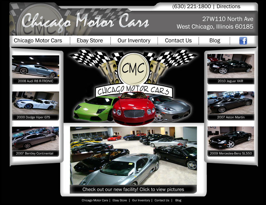 Chicago Motor Cars 27W110 North Ave West Chicago Il 630 221 1800